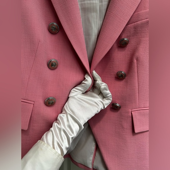 Veronica Beard Miller “Peony” color Double Breasted Blazer Sz 8 - Picture 13 of 17